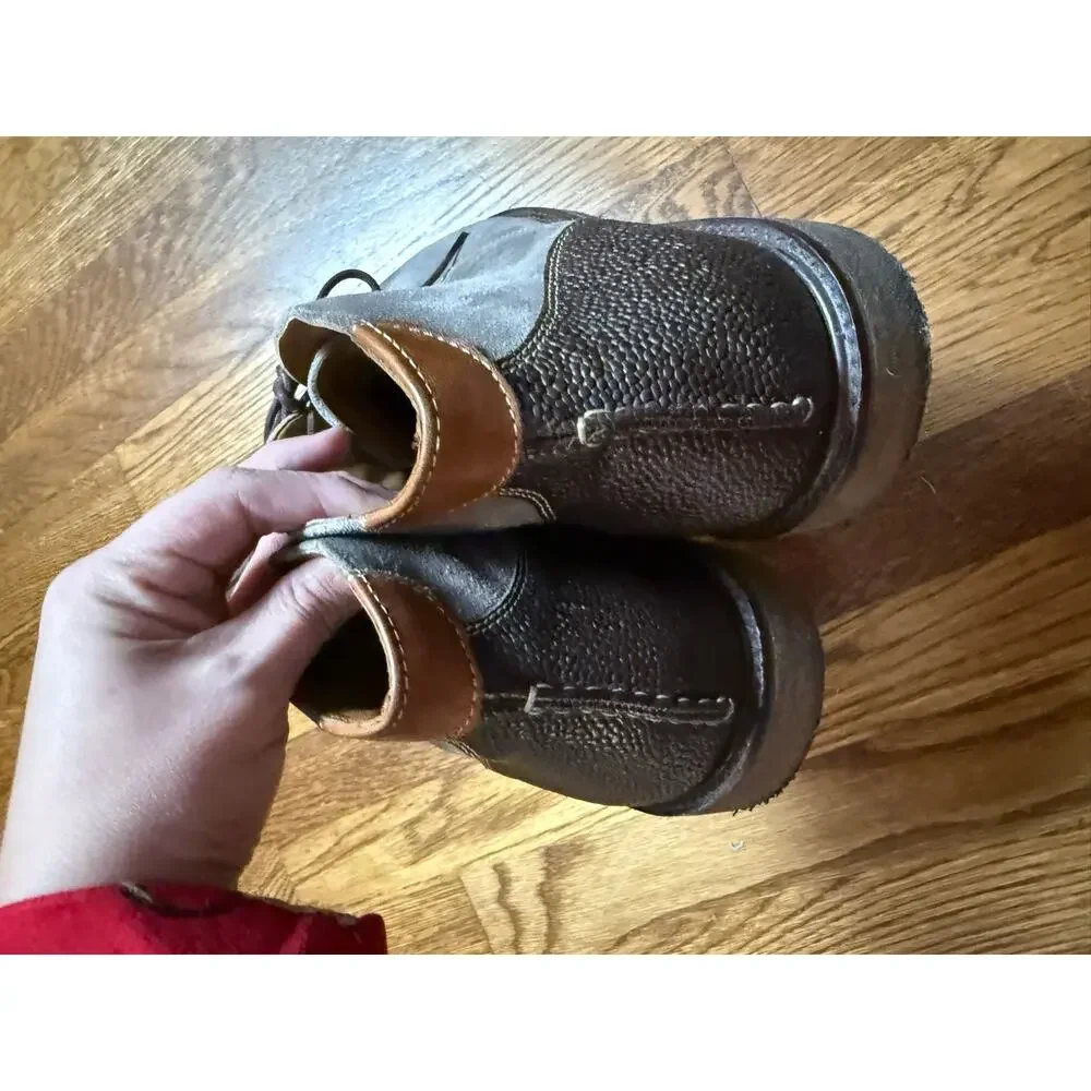Johnston & Murphy Copeland Chukka Ankle Boots Leather and Suede Size 11